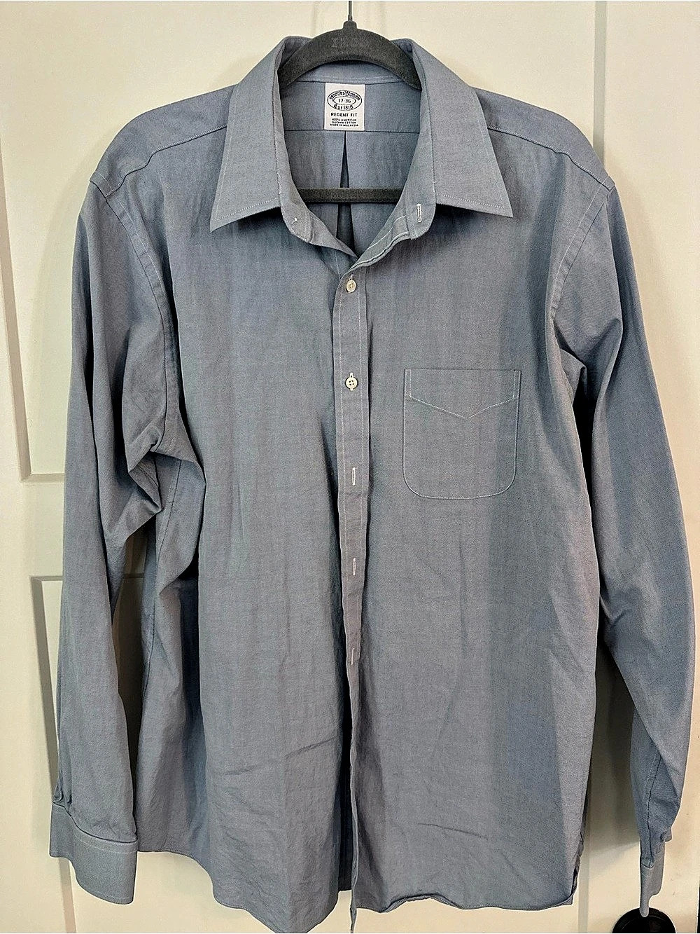 Brooks Brothers  Regent Fit Button Down Cotton Shirt Size 17-36